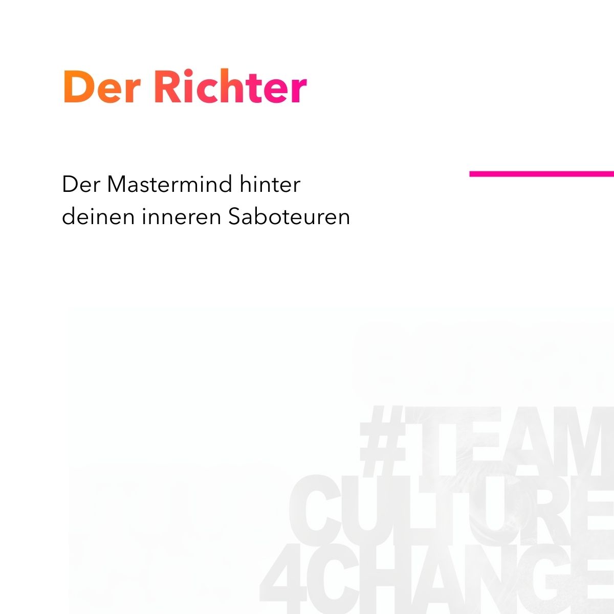 Der innere Richter sabotiert unsere mentale Gesundheit